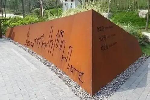 歙县耐候钢挡土墙